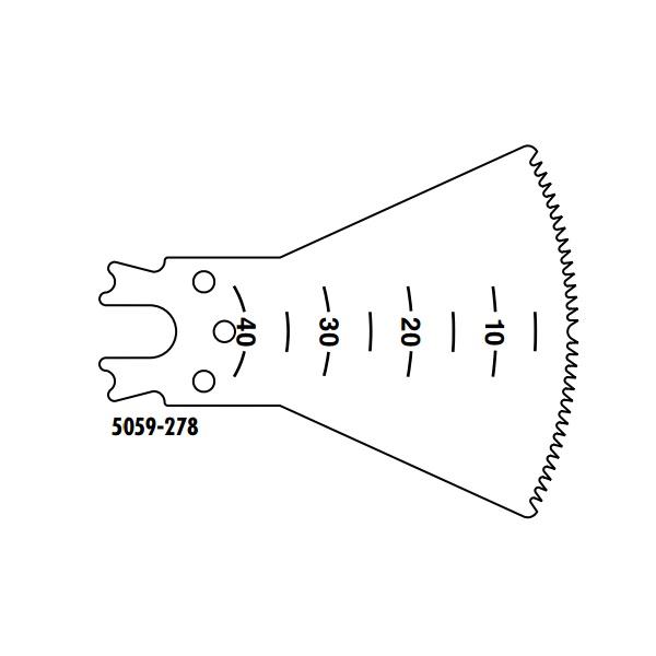 Conmed Sternotomy Saw Blades - 5059-278 - 5 Each - MDL-LNV5059278
