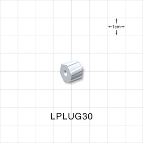 Male Luer Cap, Non-Vented, White, 100/Bag -  - LPLUG30