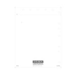 Centurion Labels: Secondary Sheet of Laser Chart Labels for FM1542, Short Grain Feed LSL286L - 4.0 Pack