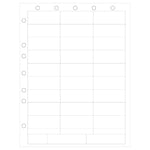 Centurion Centurion Laser Sheet Chart Labels with Holes LSL376 - 1000.0 Each