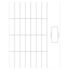 Centurion Labels: Piggyback Label Laser Sheet, 8-/12