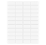 Centurion Labels: Piggyback Label Laser Sheet, 1-11/16" x 13/16", Yellow LSL578YX - 182.0 Each