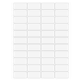 Centurion Labels: Piggyback Label Laser Sheet, 1-11/16