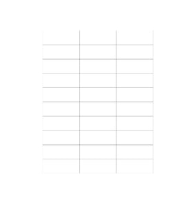 Centurion Centurion Laser Sheet Chart Labels LSL587 - 1000.0 Each