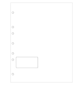 Centurion Labels: Integrated Laser Sheet Form Label, 8-1/2