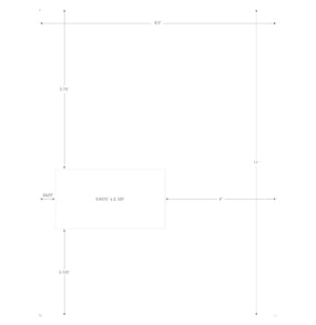 Centurion Labels: Integrated Laser Sheet Form Label, 8-1/2
