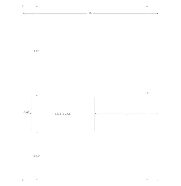 Centurion Labels: Integrated Laser Sheet Form Label, 8-1/2