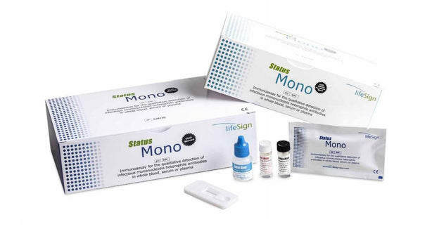 Lifesign Status SP84M30 Kit, Mono Test, Urine / Serum, 30 Tests / Bx - MDL-LSQSP84M30 - 30 Each