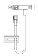 Smiths Medical Anesthesia Accessories and T Connector, 8" - PC-8 - 40 Each