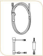 Replacement Gas Vent Line for IRI-600 Irrigation Set, Pressure Monitor Lines/Tubing - PL-6 - 20 Each