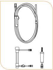 Replacement Gas Vent Line for IRI-600 Irrigation Set, Pressure Monitor Lines/Tubing - PL-6 - 20 Each