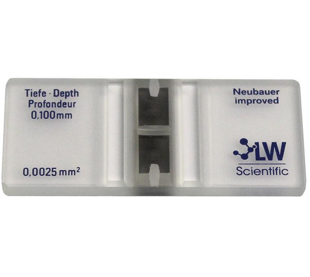 Lw Scientific Hemacytometer by LW Scientific CTL-HEMM-GLDR - 1.0 Each