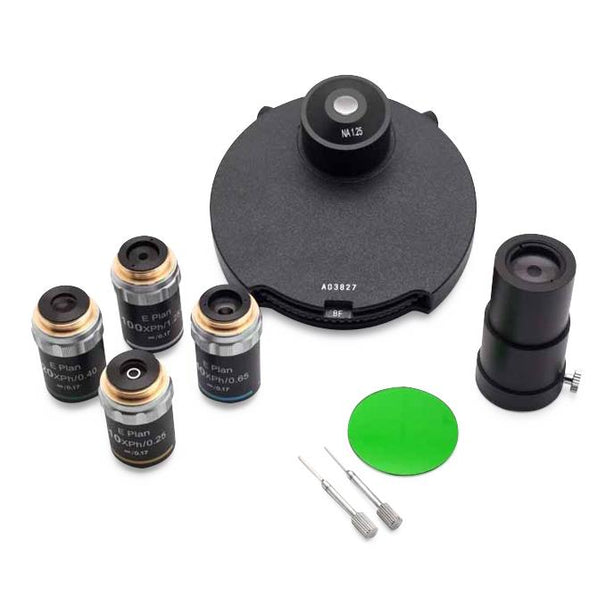 Lw Scientific Innovation Microscope Infinity Turret Kit, Phase Contrast, 10X, 20X, 40X, 100X, Each - INP-PHST-20BF - 1 Each