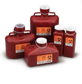 Inteplast Nonstackable Sharps Containers - 182 - 12 Each - MDL-M-A182CS