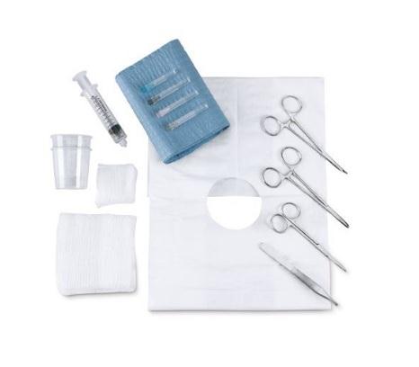 OWENS & MINOR INC Owens & Minor Sharp Debridement Tray 61505 1 Each - MDL-M-A61505H