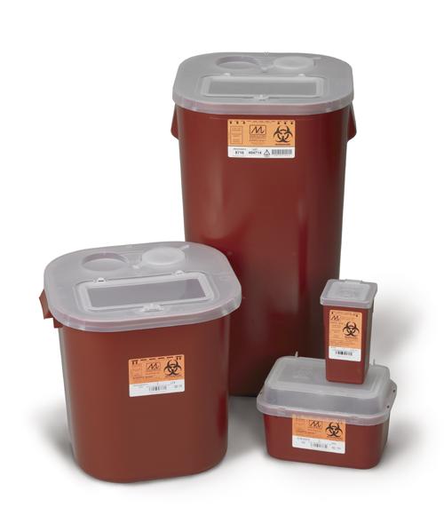 INTEPLAST GROUP LTD Inteplast Stackable Sharps Containers 8705 10 Each - MDL-M-A8705