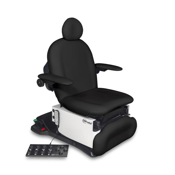 Umf Medical proglide4011 Mobile Ultra Procedure Chair with Stirrups 4011-650-300 CLASSIC BLACK 1.0 Each-MDL-M4011650300CB