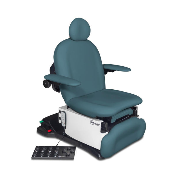 Umf Medical proglide4011 Mobile Ultra Procedure Chair with Stirrups 4011-650-300 LAKESIDE BLUE 1.0 Each-MDL-M4011650300LB