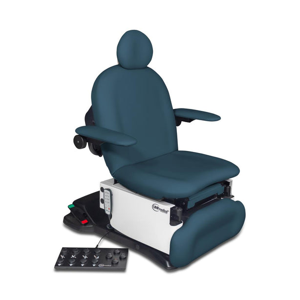 Umf Medical proglide4011 Mobile Ultra Procedure Chair with Stirrups 4011-650-300 TWILIGHT BLUE 1.0 Each-MDL-M4011650300TB