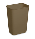 MAR-BAL INC Plastic Fire-Resistant Waste Baskets MB40 BROWN 4 Each-MDL-MABMB40BRN