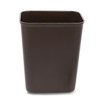 MAR-BAL Plastic 90144 Fire-Resistant Waste Basket, 8 qt., Brown - MAB - 6 Each