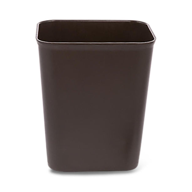 MAR-BAL Plastic 90144 Fire-Resistant Waste Basket, 8 qt., Brown - MAB - 6 Each
