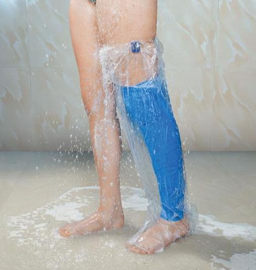 TIDI AquaGuard Moisture Barrier Wound Dressing Cover Boot, 43" L - 50017 - 25 Each