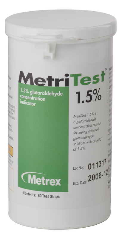 METREX RESEARCH MetriTest Strips 1.5% 10-303 120 Each - MDL-MAP10303