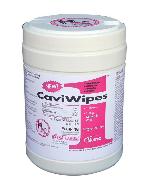 Metrex Research CaviWipes1 Multipurpose Wipes 13-5150 - 12.0 Can - MDL-MAP135150