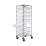 Quantum Storage Systems Bin Cart with Bins - MBC212469M1CL
