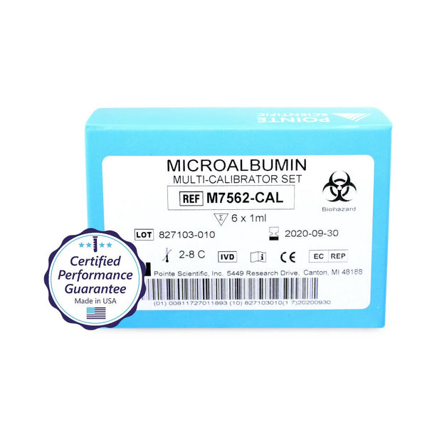 POINTE SCIENTIFIC INC Microalbumin Calibrator Set M7562-CAL 1 Kit - MDL-MBEM7562CAL