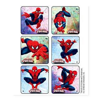 Medibadge Spiderman 1593P Spider-Man Stickers, 2-1/2" x 2-1/2", 75 per Pk - MDL-MBG1593P - 1 Each