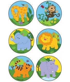 Medibadge Zoo Animals Stickers - 2842P - 1 Pack - MDL-MBG2842P