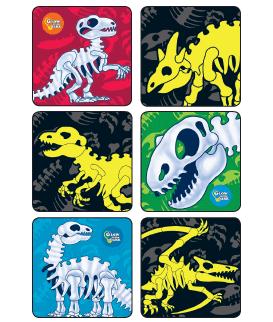 Glow-In-The-Dark Stickers - 2893 - 1 Roll - MDL-MBG2893