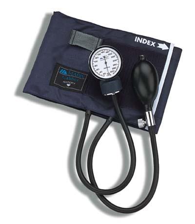 Briggs Caliber Manometers 01-133-016 Hand-Held Blue Nylon Aneroid, Adult, Size L - MDL-MBH01133016 - 1 Each