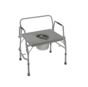 BRIGGS HEALTHCARE Extra-Wide Heavy-Duty Steel Commodes 802-1203-0300 1 Each - MDL-MBH212030300
