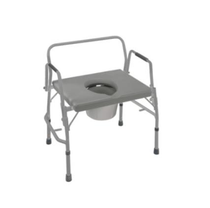 BRIGGS HEALTHCARE Extra-Wide Heavy-Duty Steel Commodes 802-1203-0300 1 Each - MDL-MBH212030300