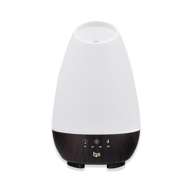 Briggs Ultrasonic Essential Oil Humidifier Diffuser, White, 9.37" H x 5.5" W - 40-500-190 - 1 Each