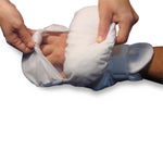 Medi-Tech Protective Adult Dependable Finger Control Mitt with Easy-View, One Size - MTRM281 - 1 Pair