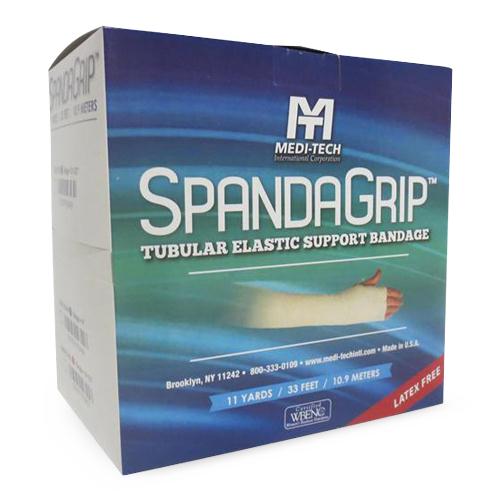 SpandaGrip Tubular Elastic Bandage, Size F, for Large Knees, Medium Thighs, 4" x 11 yd. (10.2 cm x 10.5 m), 13" Support - SAG13144 - 1 Roll