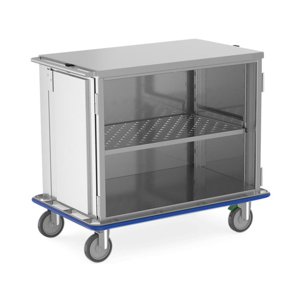 Mac Medical Solid-Door Closed Case Carts - MMCCB3-1PS-SSD - 1 Each - MDL-MCIMMCB3SD