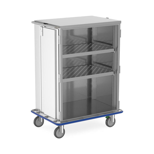 Mac Medical Solid-Door Closed Case Carts - MMCCB5-2PS-SSD - 1 Each - MDL-MCIMMCB5SD