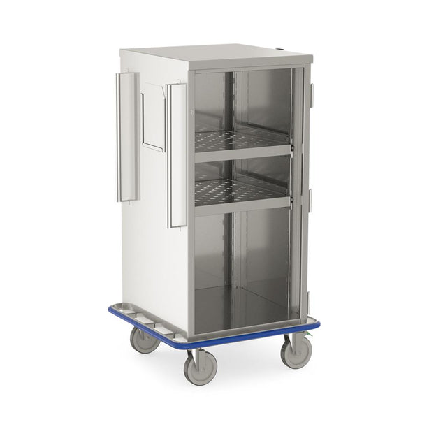 Mac Medical Solid-Door Closed Case Carts - MMCCB9-2PS-SSD - 1 Each - MDL-MCIMMCB9SD