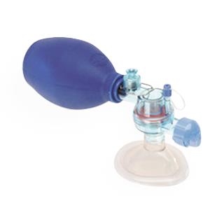 Mercury Medical Synthetic Rubber 10-55106 CPR Bag with Aerosol Tubing Reservoir, Child - MDL-MCM1055106 - 6 Each