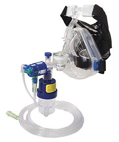 Mercury Medical 1057319 Flow-Safe II EZ CPAP System with Small Adult Deluxe Mask with Ports and EZflow MAX Integrated Nebulizer - MDL-MCM1057319 - 5 Each