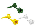 Mercury Medical DISS) 1081050 Oxygen Nut And Gland, Green, 50 per Pkg - MDL-MCM1081050 - 50 Each