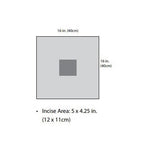 Cardinal and Pouches Incise Drape, Sterile, 16" x 16" - D1021 - 10 Each