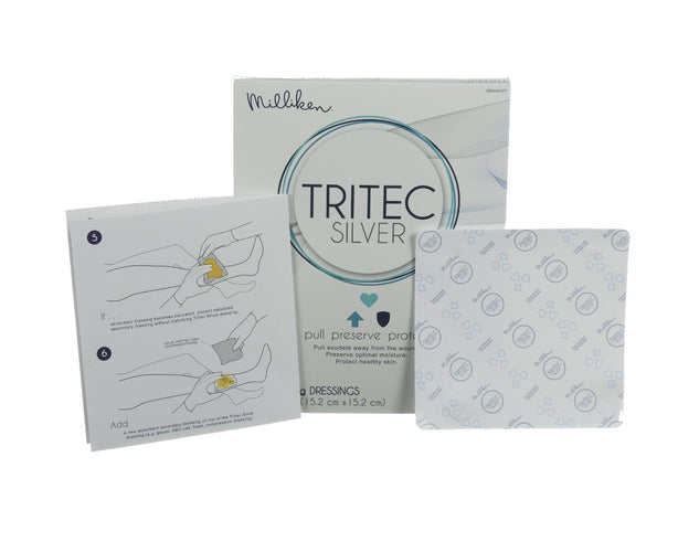 MILLIKEN Milliken TRITEC Silver Dressings 3000005137 10 Each-MDL-MCZ300005137Z