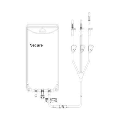 The Metrix Company Secure EVA Gravity Bags 66125 50.0 Each-MDL-MDD66125