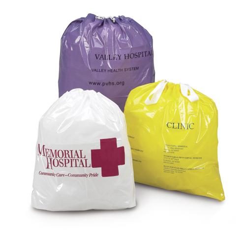 Patient Belongings Bags with Drawstring - 50-50 - 250 Each - MDL-MDI5050